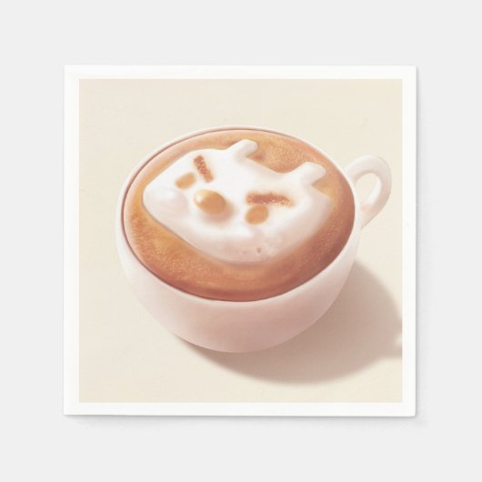 Ik ben aan het schuimen met gevoelens – Coffee Art Servet (Voorkant)