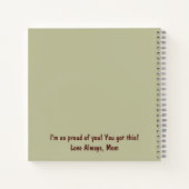 Ik ben aan het wroeten voor je Notitieboek (Achterkant)