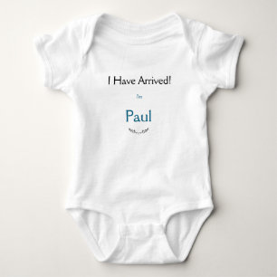 Ik ben aangekomen! Baby One Piece Bodysuit voor Pa