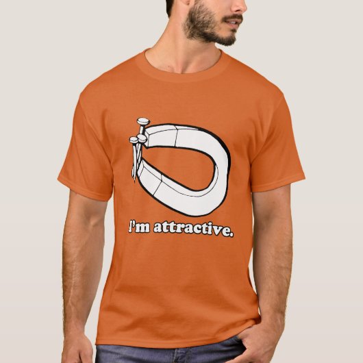 IK BEN AANTREKKELIJK T-SHIRT (Voorkant)
