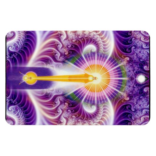 Ik ben aanwezig Fractal Flexi Magnet Magneet (Horizontaal)