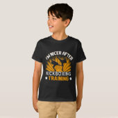 Ik ben aardiger na kickboks training trainer kickb t-shirt (Voorkant volledig)