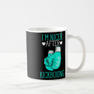 Ik ben aardiger na kickboksen Funny Kickboxer Ik h Koffiemok