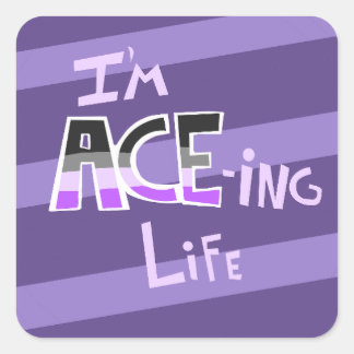 Ik ben ACE=ing Life Stickers