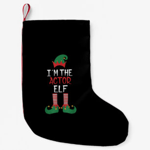 Ik ben Actor Elf - Familie die Kerstmis aanpast Kleine Kerstsok