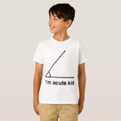 Ik ben acuut kind voor wiskunde geeks t-shirt (Voorkant volledig)