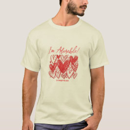 Ik ben Adorabel! Charmant T-shirt met Hartjes Patr