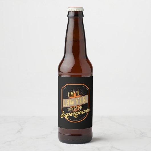 Ik ben advocaat bier etiket (Voorkant)