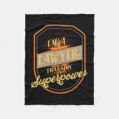 Ik ben advocaat fleece deken (Voorkant)