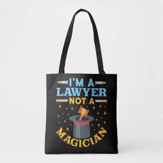 Ik ben advocaat geen Magicien Tote Bag (Voorkant)