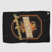 Ik ben advocaat golfhanddoek (Horizontaal)