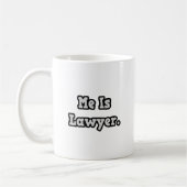 Ik ben advocaat koffiemok (Links)