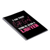 Ik ben advocaat-meisje notitieboek (Rechterzijde)