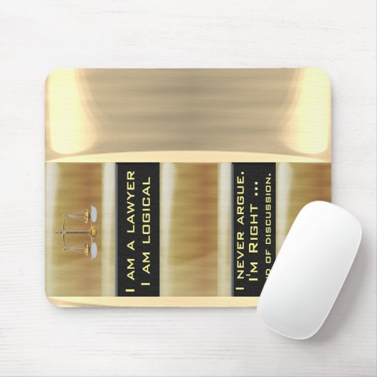 Ik ben advocaat muismat (Met muis)