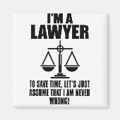 Ik ben advocaat om tijd te besparen. Laten we erva Magneet (Voorkant)