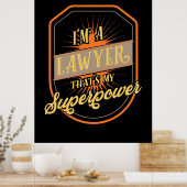 Ik ben advocaat poster (Keuken)