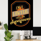 Ik ben advocaat poster (Thuiskantoor)