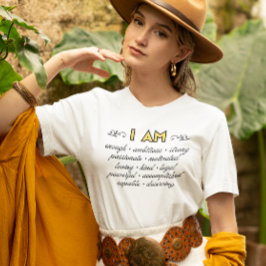 Ik Ben Affirmaties Inspirerende T-shirt
