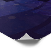 Ik ben Affirmations Word Cloud Art in lotus Poster (Hoek)