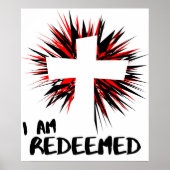 "Ik ben afgelost" Wall Poster (Voorkant)