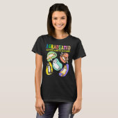 Ik ben afgestudeerd, kan nu terug naar bed  Afstud T-shirt (Voorkant volledig)