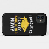 Ik ben afgestudeerd, mag ik nu terug naar bed Afst Case-Mate iPhone Case (Achterkant (horizontaal))