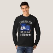 Ik ben afgestudeerd, mag ik nu terug naar bed? Gra T-shirt (Voorkant volledig)