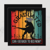 ik ben afgestudeerd, mag ik nu terug naar bed? kaart (Voorkant / Achterkant)