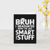 Ik ben afgestudeerd op de laatste dag van de schoo kaart (Gele Bloem)