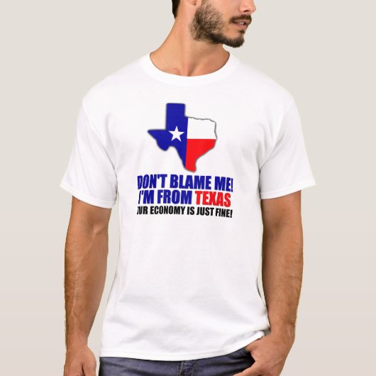 Ik ben afkomstig uit Texas. T-shirt (Voorkant)