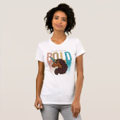 Ik ben Afro Eenhoorn | Bold Glitter Design T-shirt (Voorkant volledig)