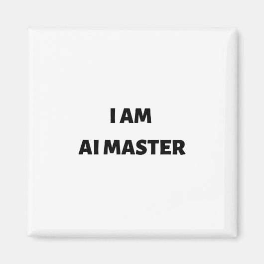 Ik ben AI-master Magneet (Voorkant)