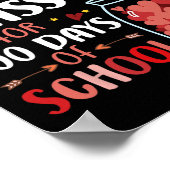 Ik ben al 100 dagen van mijn klas leraar poster (Hoek)