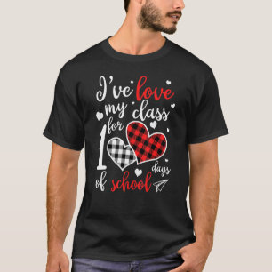 Ik ben al 100 dagen van school 100th D geliefd T-shirt