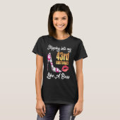 Ik ben al 43 jaar als een baas voor 43 jaar. t-shirt (Voorkant volledig)