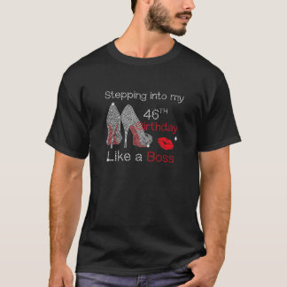 Ik ben al 46e verjaardag als een koningin sinds t-shirt
