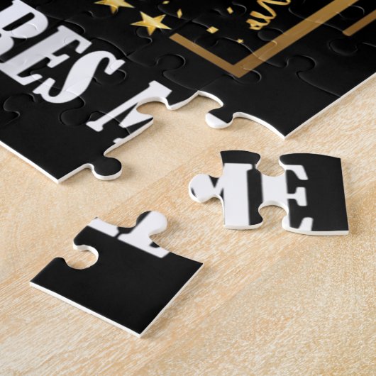 Ik ben al 60 jaar getrouwd met een 60ste bruiloft legpuzzel (Zijkant)