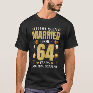 Ik ben al 64 jaar getrouwd 64e bruiloft Anni T-shirt
