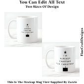 Ik ben al bezig met kerst 041 nieuwigheid koffiemok