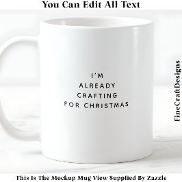 Ik ben al bezig met kerst 043 nieuwigheid koffiemok