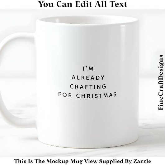 Ik ben al bezig met kerst 043 nieuwigheid koffiemok