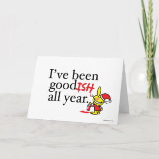 Ik ben al het hele jaar jaloers. feestdagen kaart