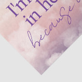 Ik ben al in de hemel vanwege je papieren tissuepapier (Detail)