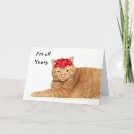 Ik ben al van u feestdagen kaart