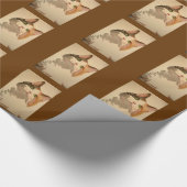 Ik ben All Ears: Calico Cat Portrait Cadeaupapier (Hoek)
