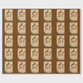 Ik ben All Ears: Calico Cat Portrait Cadeaupapier (Vlak)