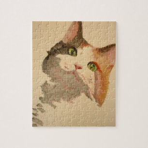 Ik ben All Ears: Calico Cat Portrait Legpuzzel