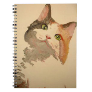 Ik ben All Ears: Calico Cat Portrait Notitieboek