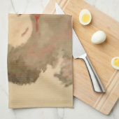 Ik ben All Ears: Calico Cat Portrait Theedoek (Quarter Fold)