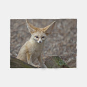 Ik ben All Ears Fleece Blanket (Voorkant (Horizontaal))